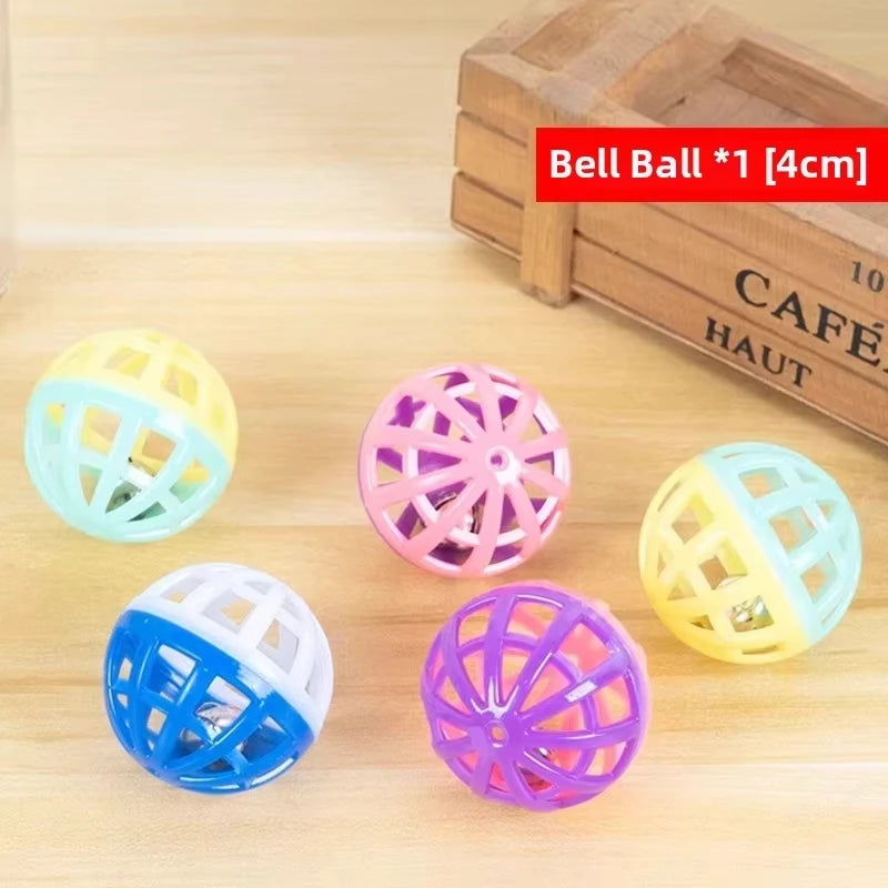 Interactive Cat Toy Box with 3 Jingle Balls – Puzzle Feeder & Smart Play Maze
