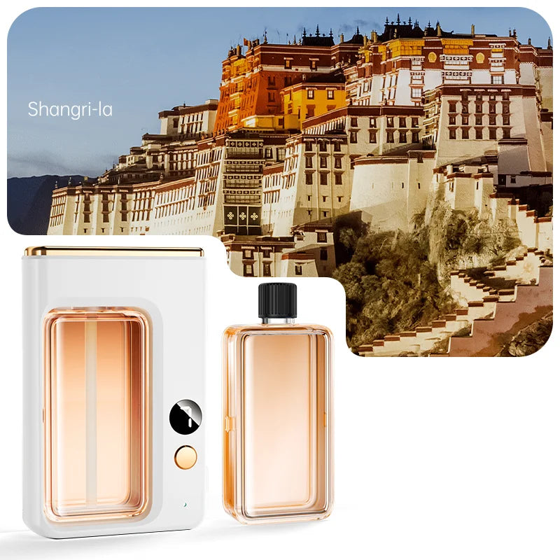 Fragrance atomizer, aromatherapy machine, digital display, 7-speed adjustable, Shangri-La, Only the true self, Hilton.