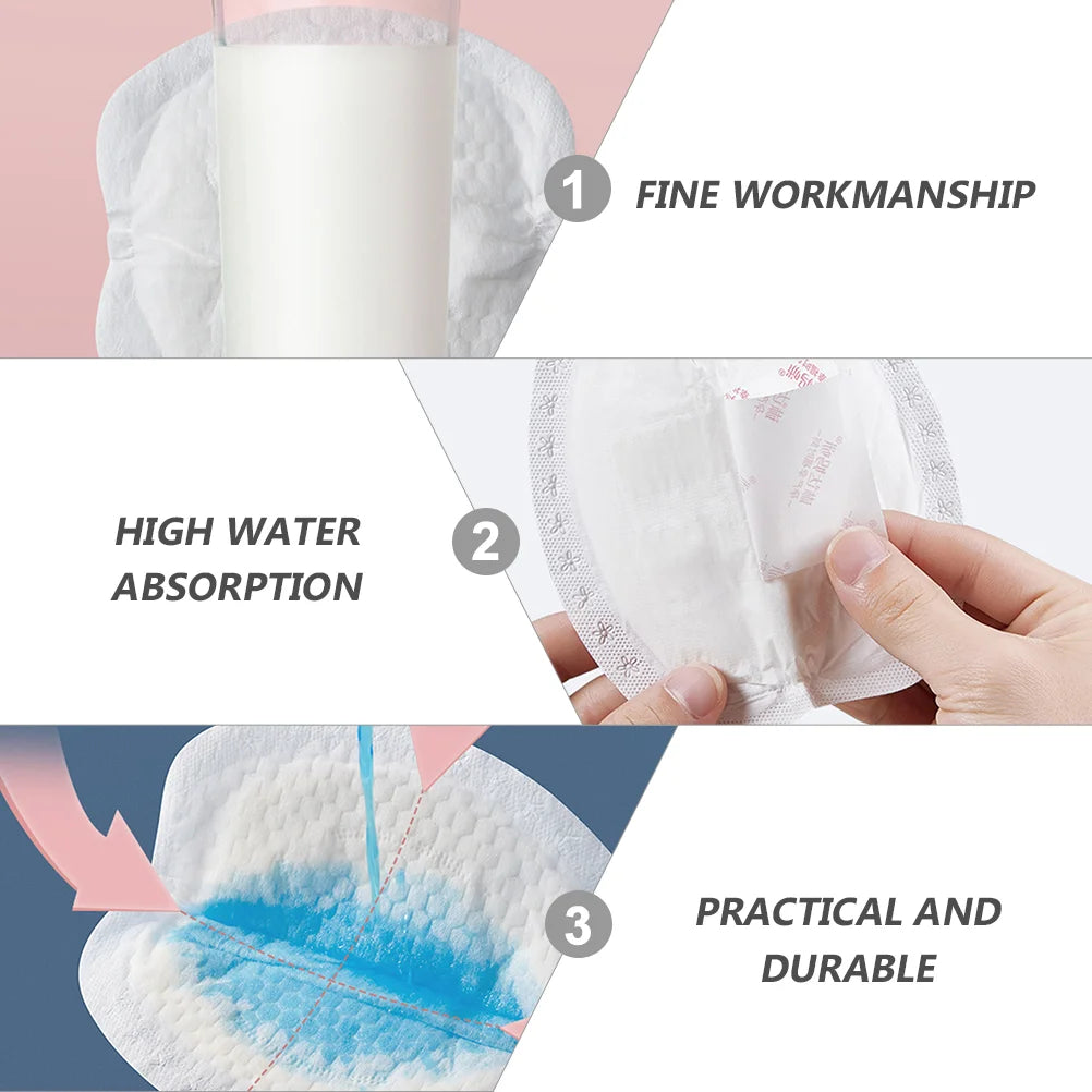 100pcs Disposable Breastfeeding Breast Pads Breathable Breast Nursing Pads