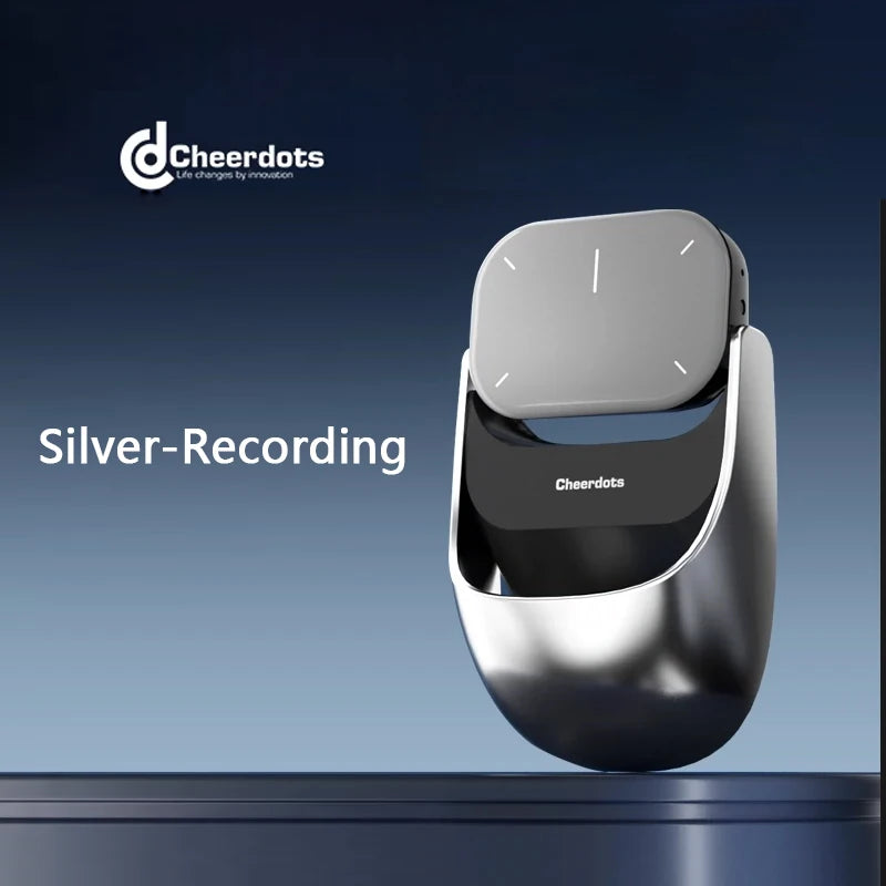 Cheerdots 2 Detachable Air Mouse Wireless Touchpad Laser All-in-one AI Recording ChatGPT Mobile Presenter Remote Control Custom