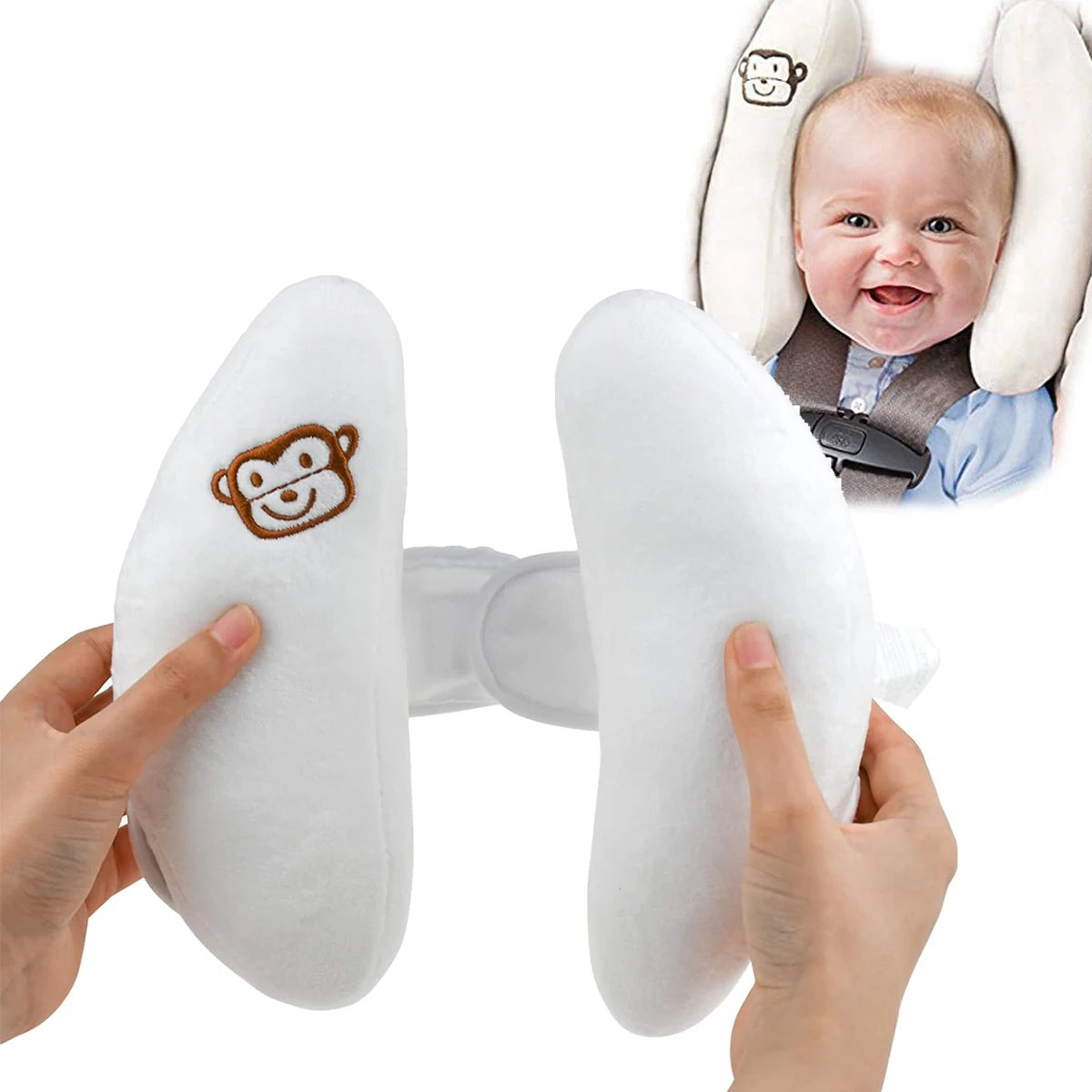 banana shaped Infant Safety Car Seat Stroller Pillow Baby Head Neck Support Sleeping Pillows Adjustable Cushion Accessories