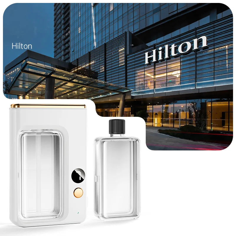 Fragrance atomizer, aromatherapy machine, digital display, 7-speed adjustable, Shangri-La, Only the true self, Hilton.