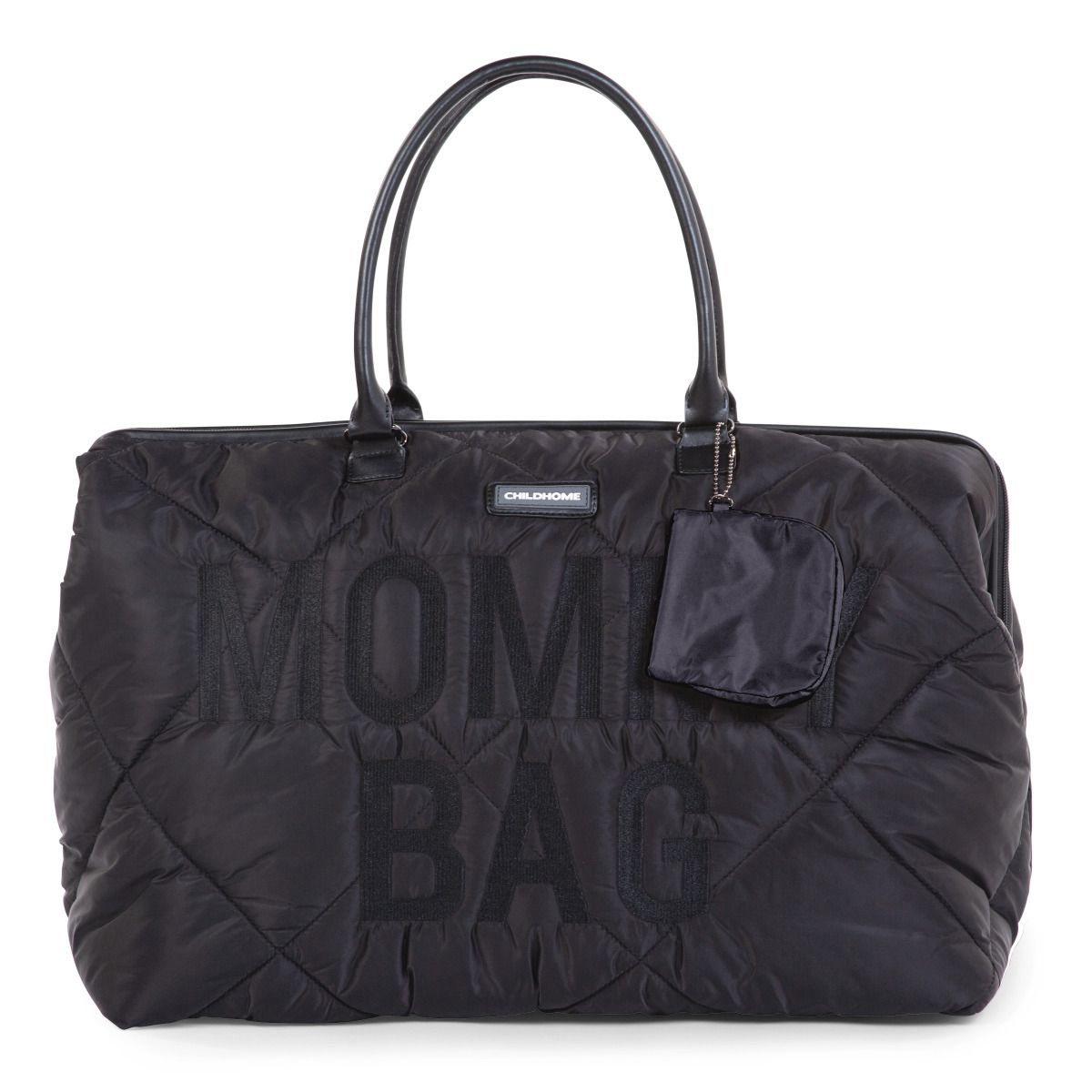 Cloud Comfort Puffer Mommy Bag - Black
