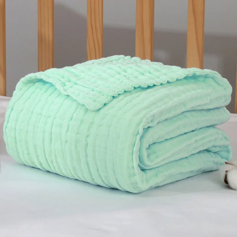 Muslin Blankets: Baby Swaddle Newborn Wrap, Stroller Cover, Bath Towel