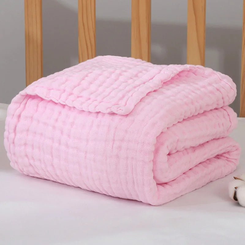 Muslin Blankets: Baby Swaddle Newborn Wrap, Stroller Cover, Bath Towel