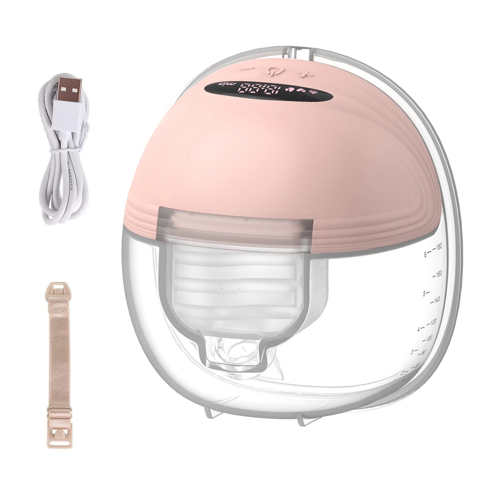 Wearable Breast Pump Hands-Free | Electric Portable Silent BPA-Free Breast Pump Milk Collector