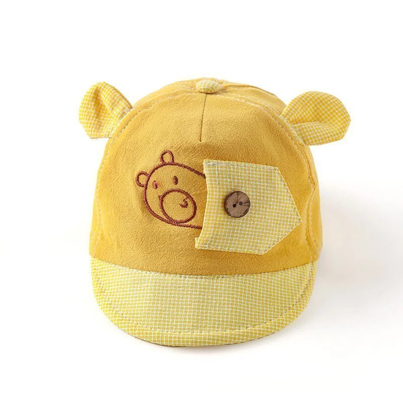 Baby Summer Baseball Cap Cute Dinosaur Baby Hat Cartoon Bear Sun Hat