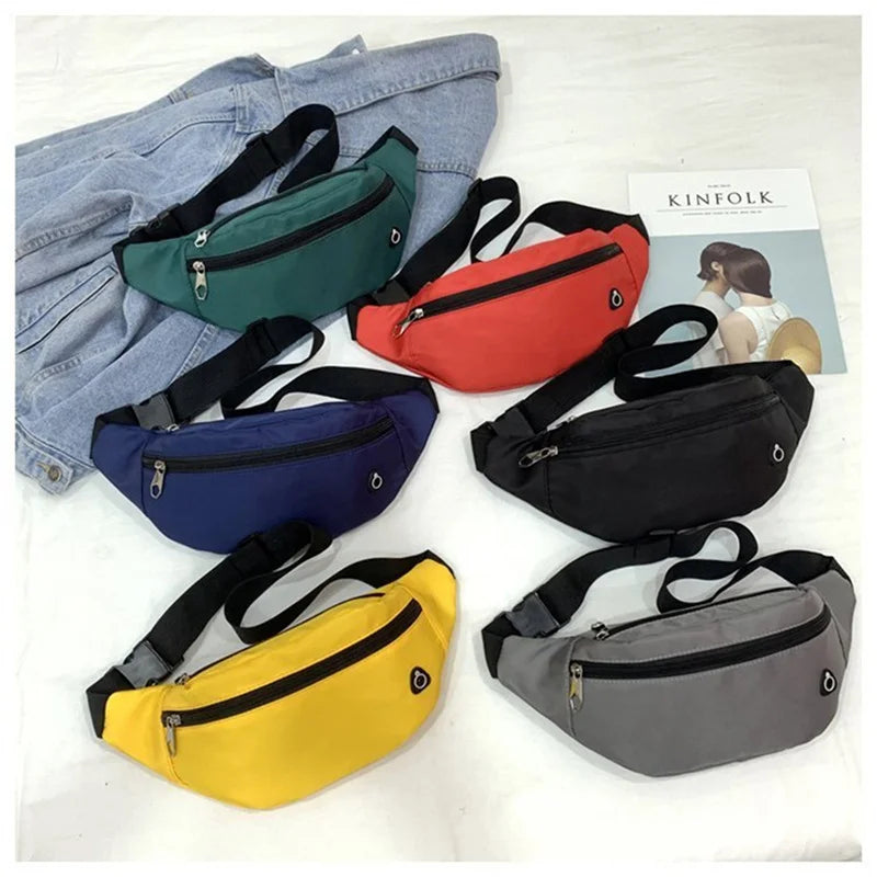Fanny Pack Waist Belt Bag, Women and Men With Adjustable Strap For Travel, Running
