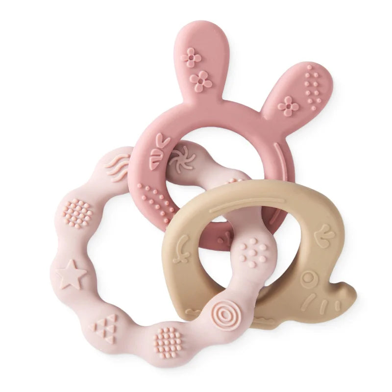 Teether Ring - Safe & Durable Baby Teething Toy for Soothing Relief