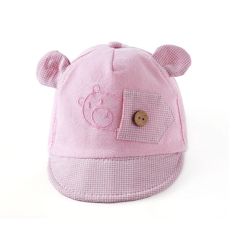 Baby Summer Baseball Cap Cute Dinosaur Baby Hat Cartoon Bear Sun Hat