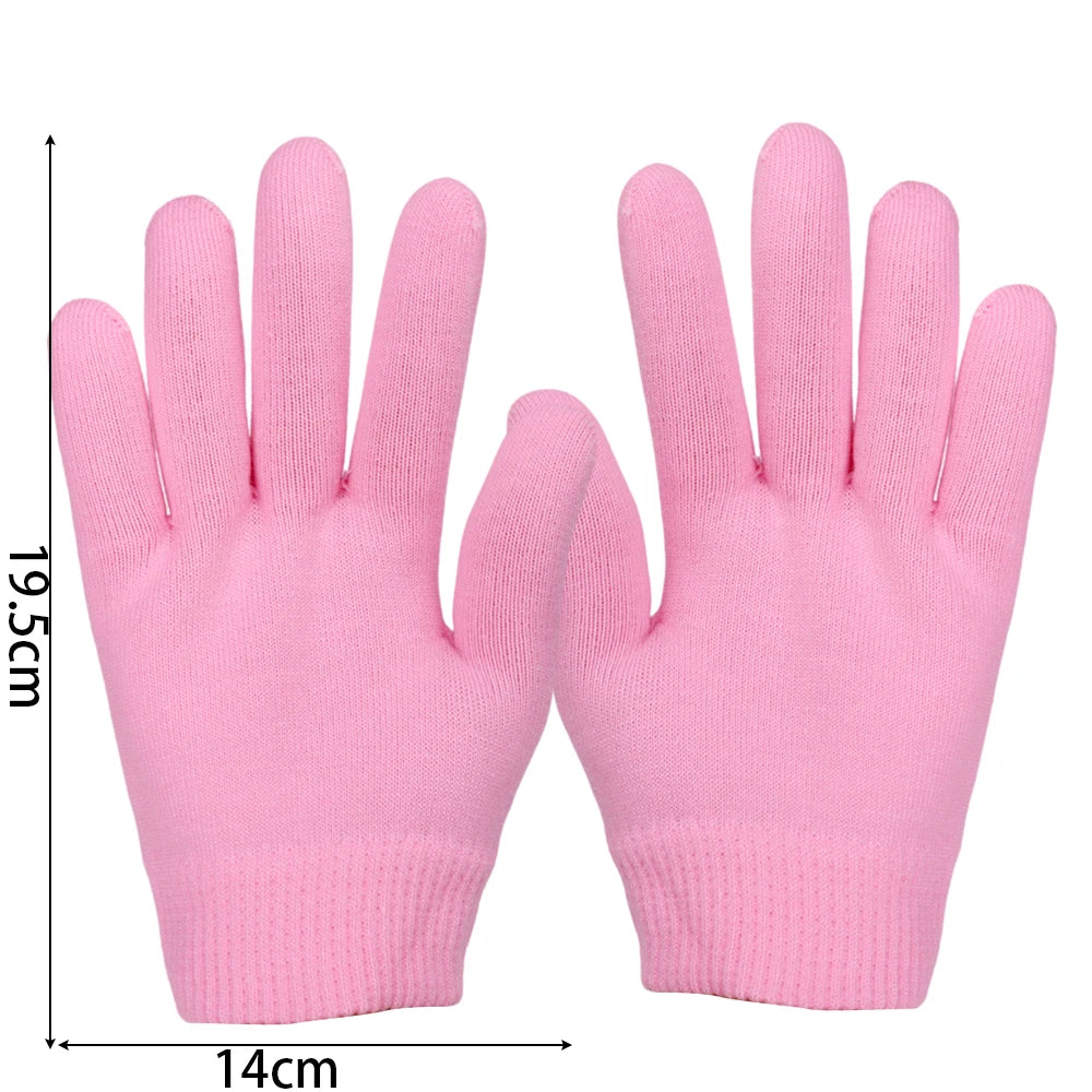 Reusable Silicone Moisturizing Mask Socks Exfoliating Anti Crack Protective Gloves Dry Dead Skin Remover Tools Hand Foot Care