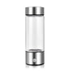 Portable Alkaline Hydrogen Water Bottle with SPE PEM Technology | 1600 PPB Hydrogen Rich Water in 3 Minutes | Borosilicate Glass Water Cup | 2-in-1 Usage Modes