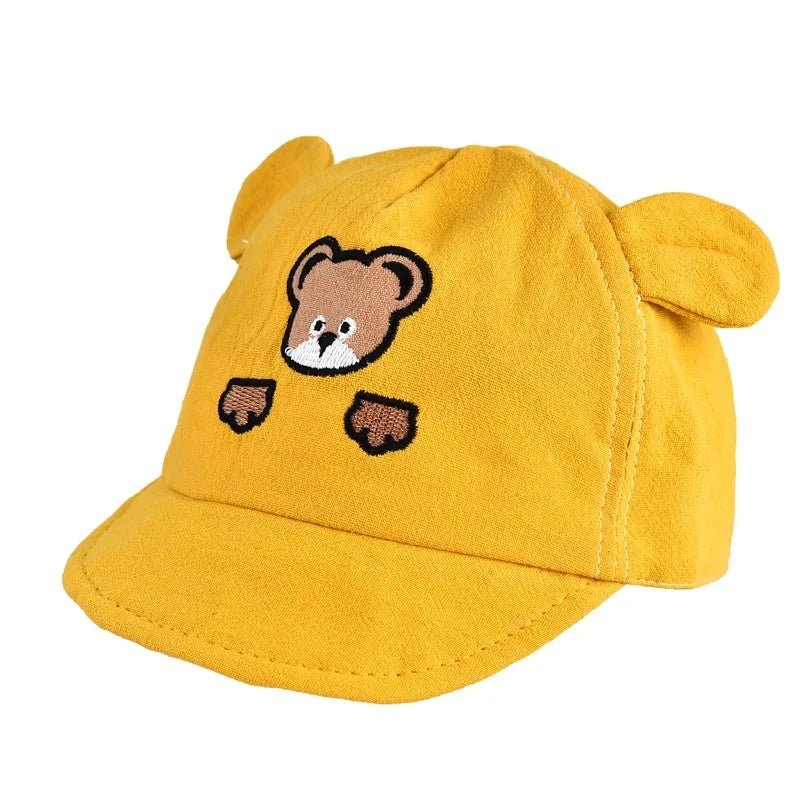 Baby Summer Baseball Cap Cute Dinosaur Baby Hat Cartoon Bear Sun Hat