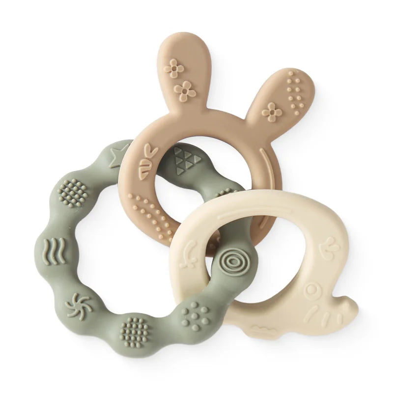 Teether Ring - Safe & Durable Baby Teething Toy for Soothing Relief