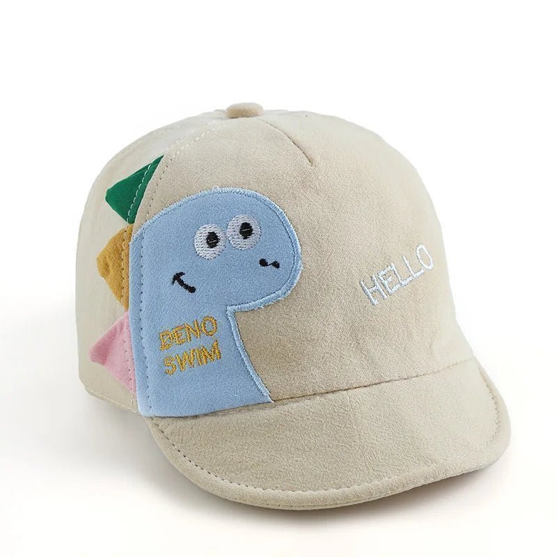 Baby Summer Baseball Cap Cute Dinosaur Baby Hat Cartoon Bear Sun Hat