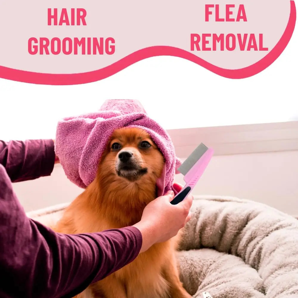 Dog Comb Dog Grooming suit 5 Piece Set Dog Brush for Grooming Dog Brush Dog Hair Comb and Dog Brush suit