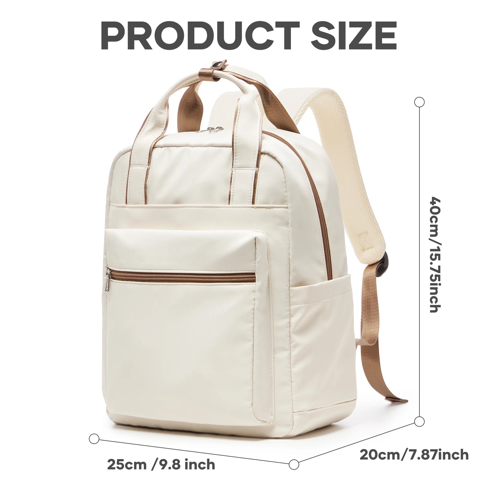Women's Backpack Fashion Simple Travel Backpack New Shoulder Bag Commuting Teenager Girls Casual College Backpack Ins Laptop Bag