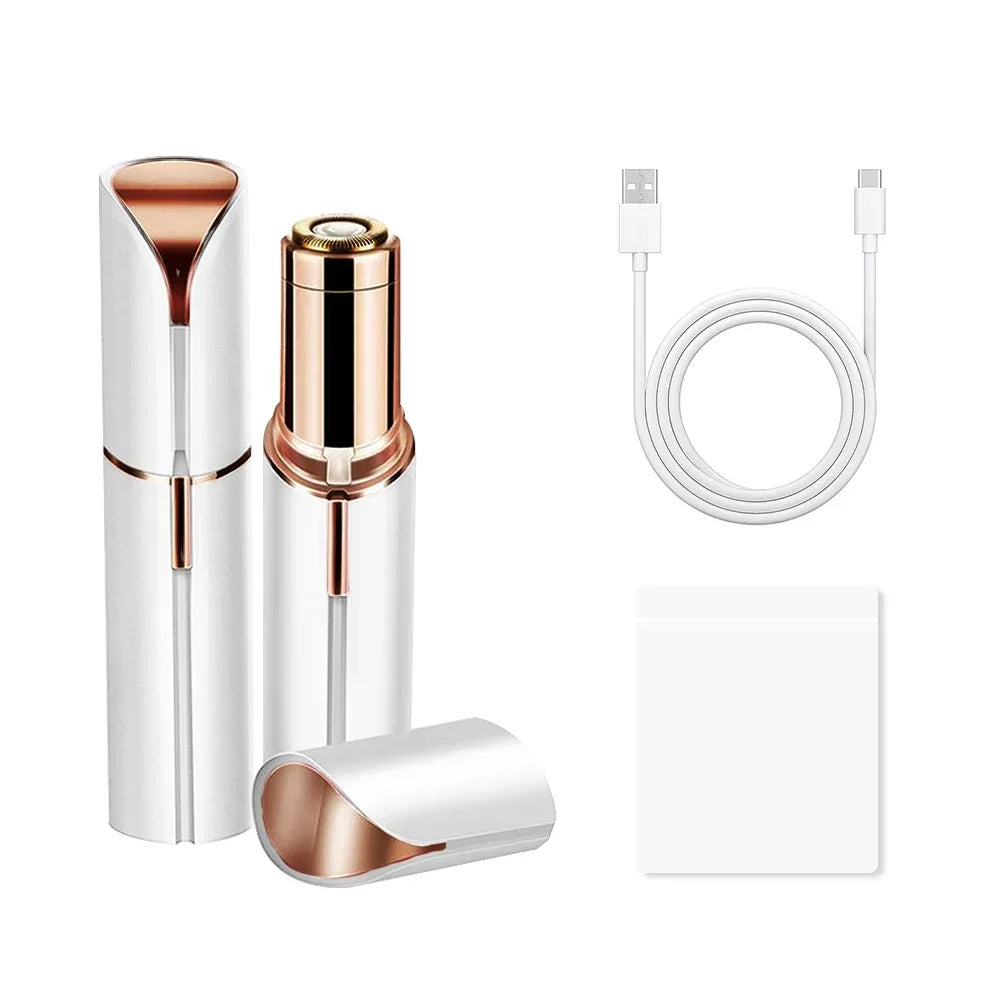 Facial Hair Remover for Women Painless Face Hair Trimmer Rechargeable Mini Epilator Lady Shaver Portable Electric Razor for Lips