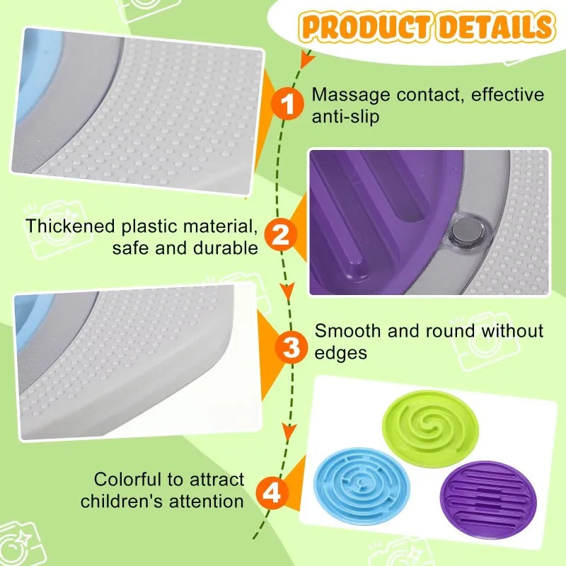 Labyrinth Balance Board Rocker Disc – Sensory Training Toy