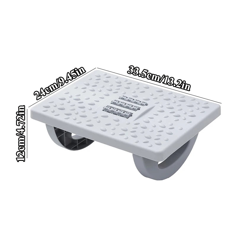 Portability Footrest Foot Rest Under Desk Ergonomic Foot Stool With 180 Degree Swing Massage Rollers Foot Rest For Home Office