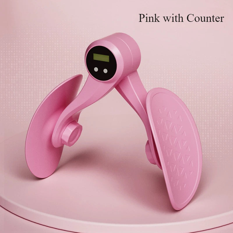 Pelvic Floor Muscle Trainer with Counter – Adjustable Thigh Master for Leg & Glute Training