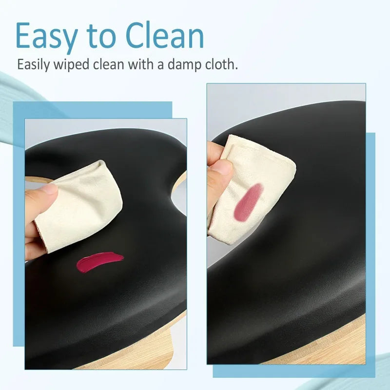 Manicure Hand Rest with Detachable Brackets U Shaped Arm Rest for Nails Tech