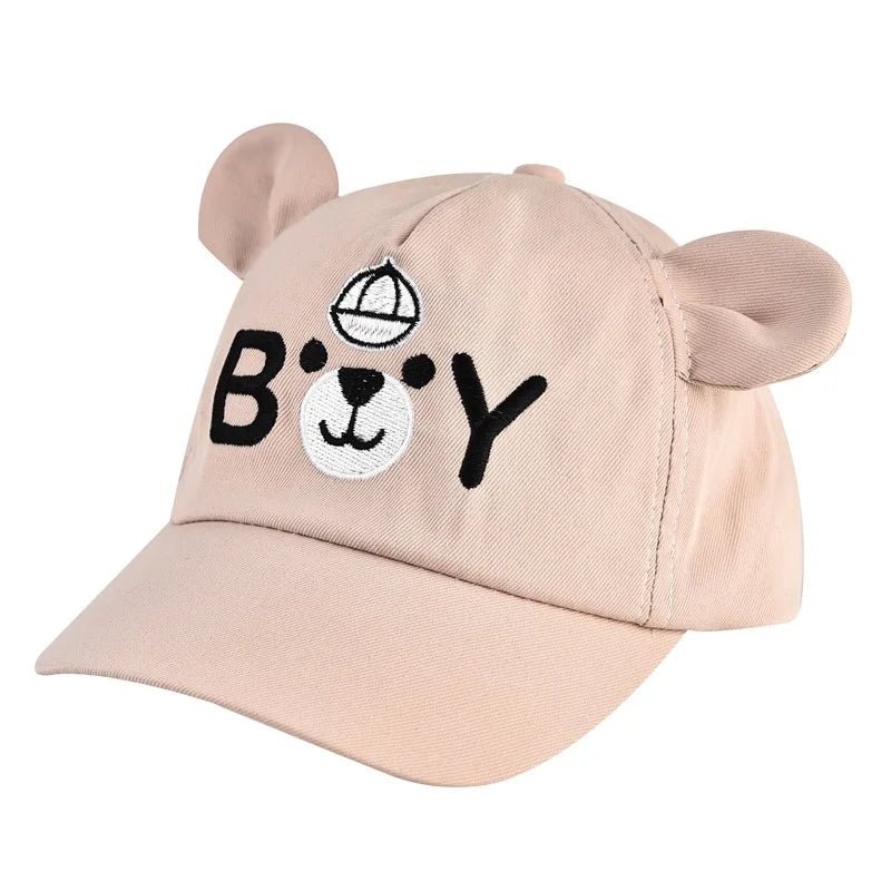 Baby Summer Baseball Cap Cute Dinosaur Baby Hat Cartoon Bear Sun Hat