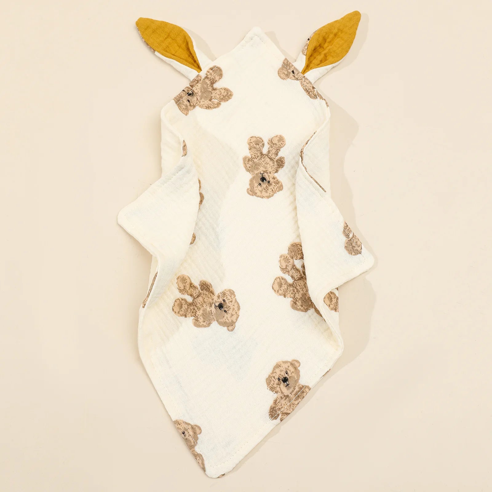 Burp Cloths for Newborn: Baby Soothe Cotton Muslin Comforter Blanket.