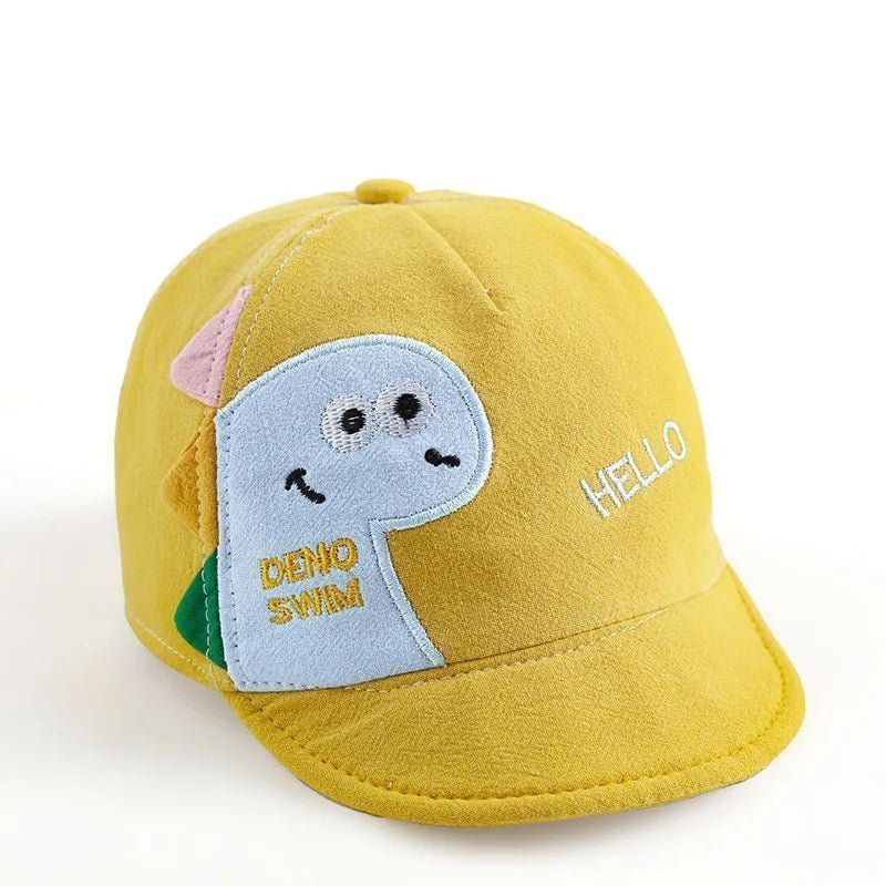 Baby Summer Baseball Cap Cute Dinosaur Baby Hat Cartoon Bear Summer Hat.