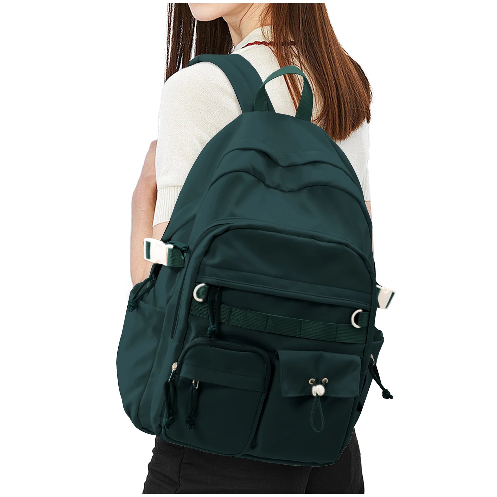School Backpack for Student,15.6Inch Laptop College Backpack,Lightweight Travel Bookbag for Girls Boys,Waterproof Casual Daypack