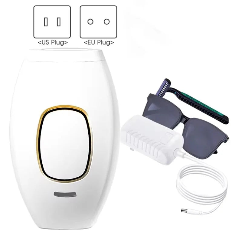 NEW Body Bikini IPL 500,000 Flash Depilator Pulses Permanent Laser Epilator Painless For Women Hair Removal Home Use Devices