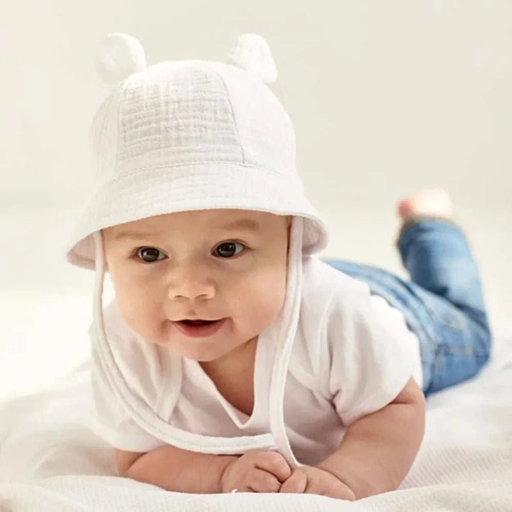 Baby Sun Hat: Cute Rabbit Ear Beach Caps for Boys & Girls | Panama Hat