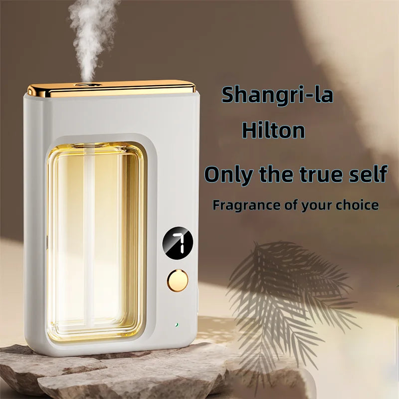 Fragrance atomizer, aromatherapy machine, digital display, 7-speed adjustable, Shangri-La, Only the true self, Hilton.