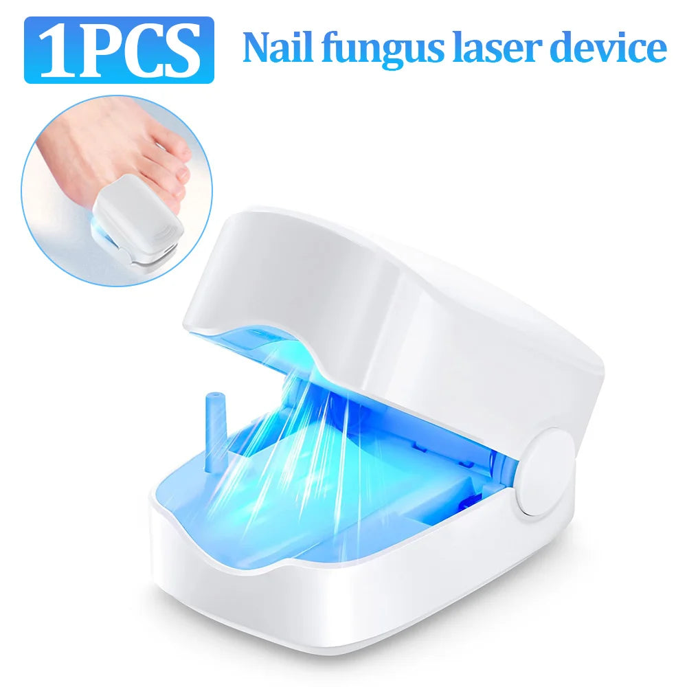 Portable Grey Nail Assist Tool UV Professional Nail Fungus Cleaning Laser Device Nail Phototherapy Lamp Type-C Charging Wholesal