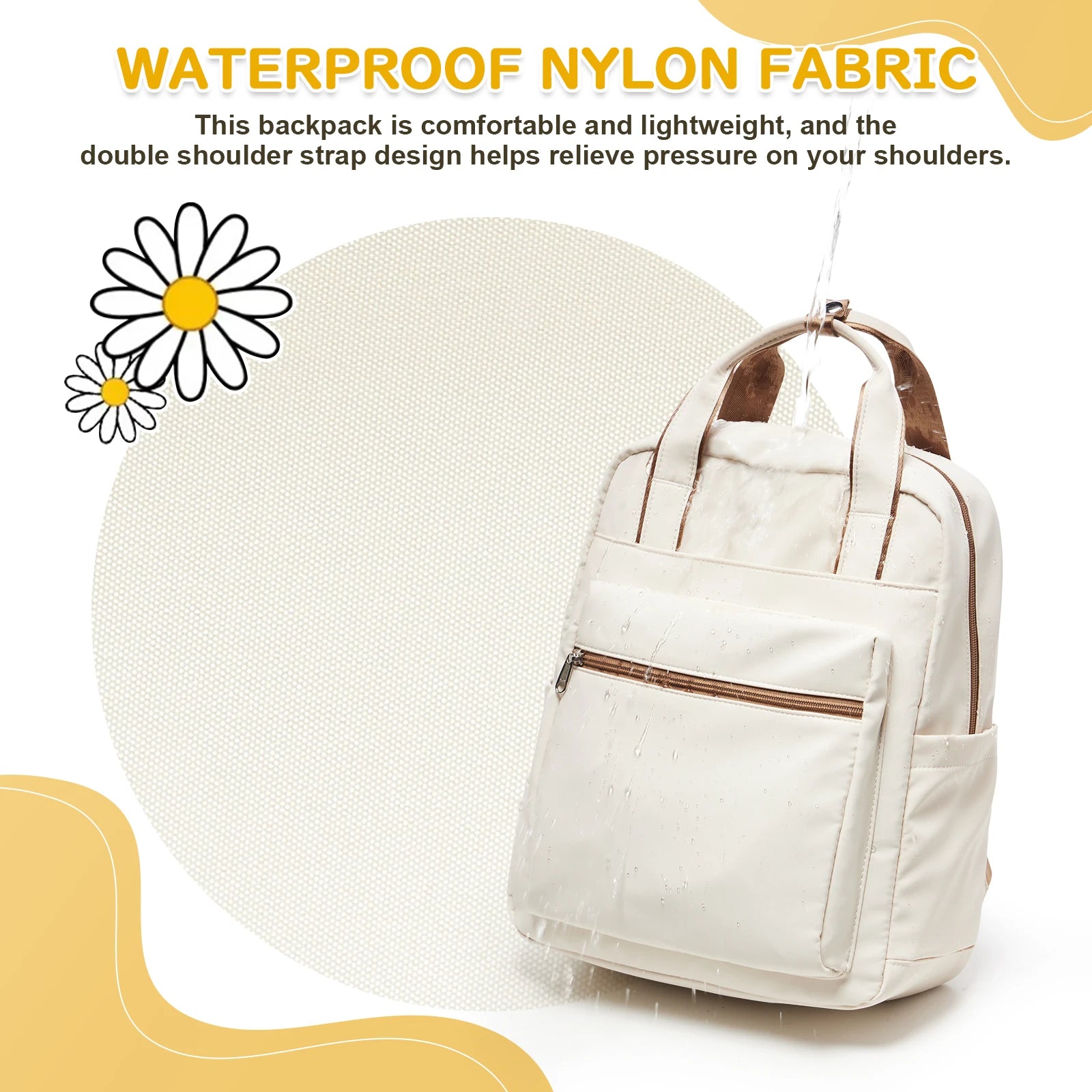 Women's Backpack Fashion Simple Travel Backpack New Shoulder Bag Commuting Teenager Girls Casual College Backpack Ins Laptop Bag