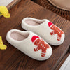 Christmas Slippers For Women Men, Soft Plush Fuzzy Winter Holiday Slippers