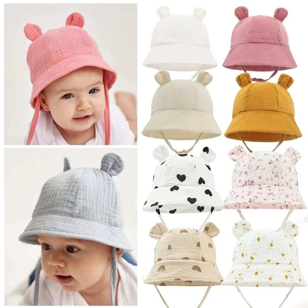 Baby Sun Hat: Cute Rabbit Ear Beach Caps for Boys & Girls | Panama Hat