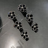 2PCS Women's Sparkling Crystal Flower Hair Clip Rhinestone Braided Hairpin Side Bangs Clip Hair Bands Shiny Elegant Hair Clip