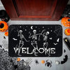 Halloween Dancing Skeletons Doormat – Spooky Non-Slip Welcome Mat