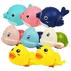 Bath Toys Summer Kids Swimming Clockwork Dolls Play Water Baby Bathing