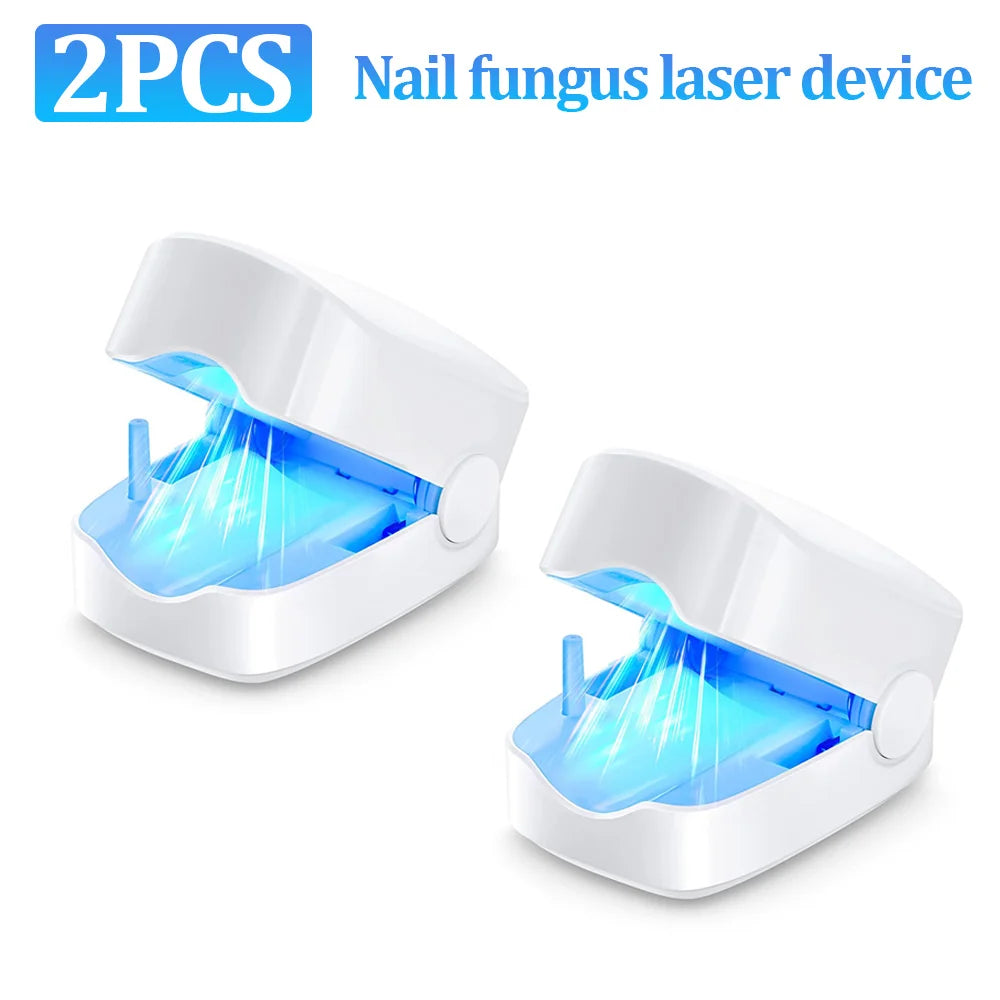 Portable Grey Nail Assist Tool UV Professional Nail Fungus Cleaning Laser Device Nail Phototherapy Lamp Type-C Charging Wholesal