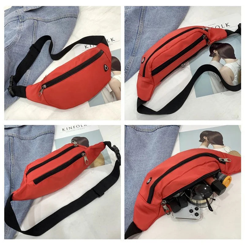 Fanny Pack Waist Belt Bag, Women and Men With Adjustable Strap For Travel, Running