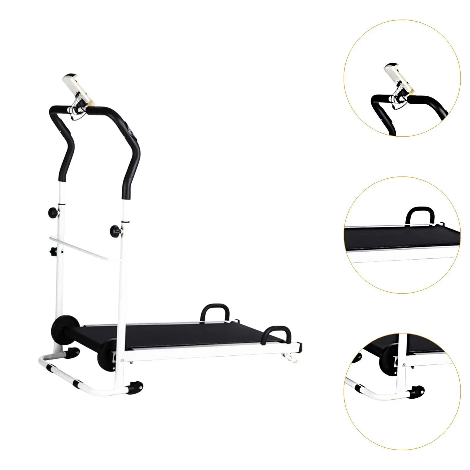 Foldable Treadmill Space Saving Walking Machine for Running Household Home