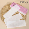 100Pcs Wax Hair Removal Depilation Strips Nonwoven Body Cloth Eyebrow Hair Remove Wax Paper Rolls Epilator Wax Strip Paper