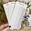 12pcs Library Book Club Card Bookmark Reading Log List Page Marker For Book Lover Reader Student Teacher Book Accessories New