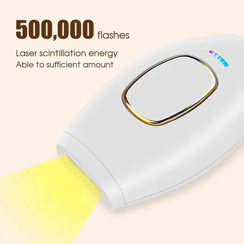 NEW Body Bikini IPL 500,000 Flash Depilator Pulses Permanent Laser Epilator Painless For Women Hair Removal Home Use Devices