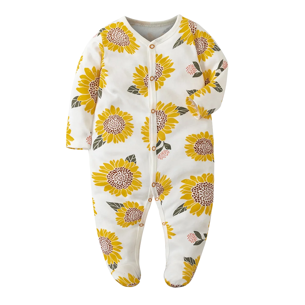 Sleepers Pajamas Onesies - Soft Cotton Baby Sleepwear for 0-12 Months