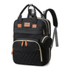 Mother and baby portable, folding bed bag large capacity, travel portable backpack diaper bag nursing bag